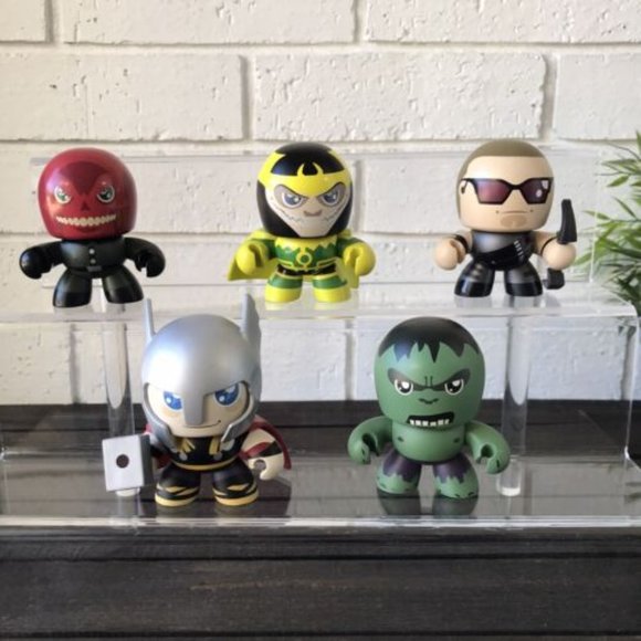 Mighty Muggs 3" Action Figure Thor Hulk Red Skull Hawkeye Loki Loose - Picture 1 of 16